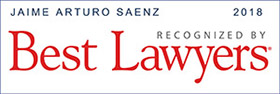 Best Lawyers Jaime Arturo Saenz 2018