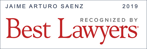 Jaime Arturo Saenz Best Lawyers 2019